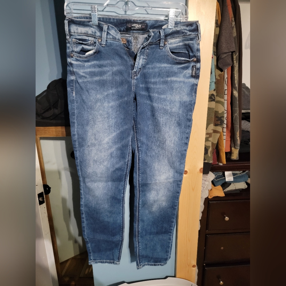 Silver jeans